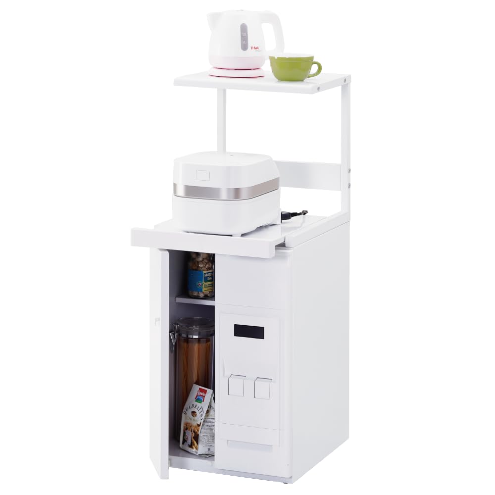 エムケー レンジ台 計量米びつ付(容量12kg) 日本製 エムケー精工 エムケー 計量米びつ ライスエース 12kg RC-12W